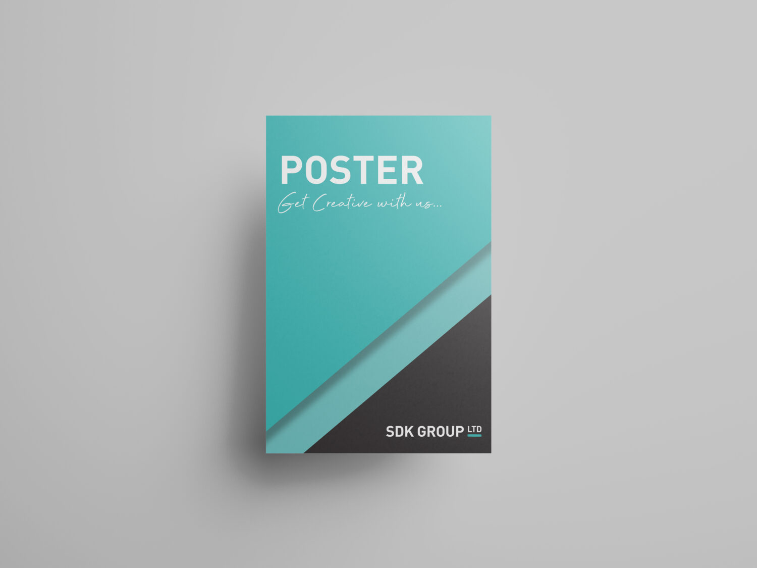 Top View Poster Mockup by Anthony Boyd Graphics
