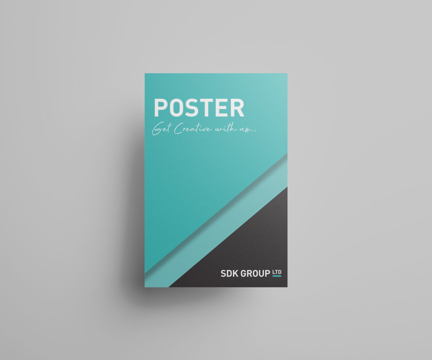 Top View Poster Mockup by Anthony Boyd Graphics